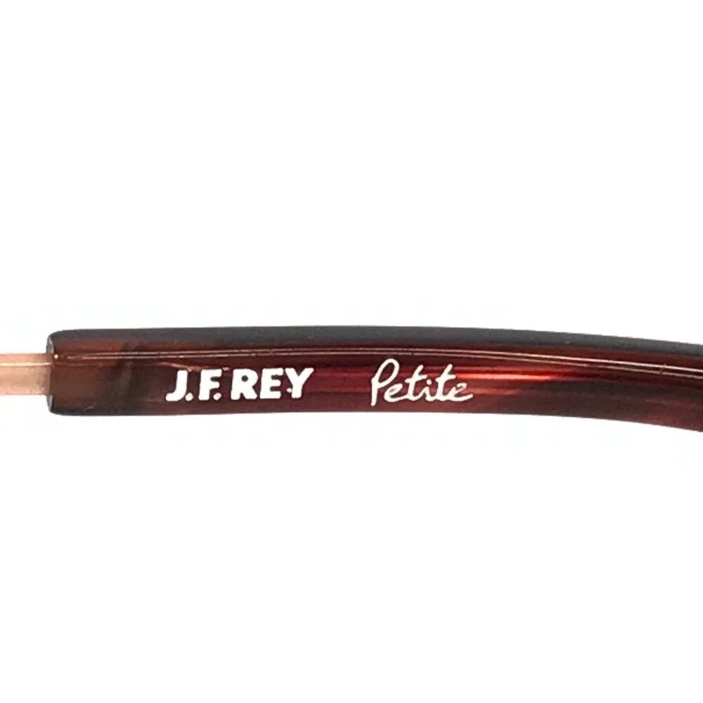 J.F. Rey Petite Eyeglasses Frames PA090 7580 Pink/Demi Marble Full Rim 47-17-140